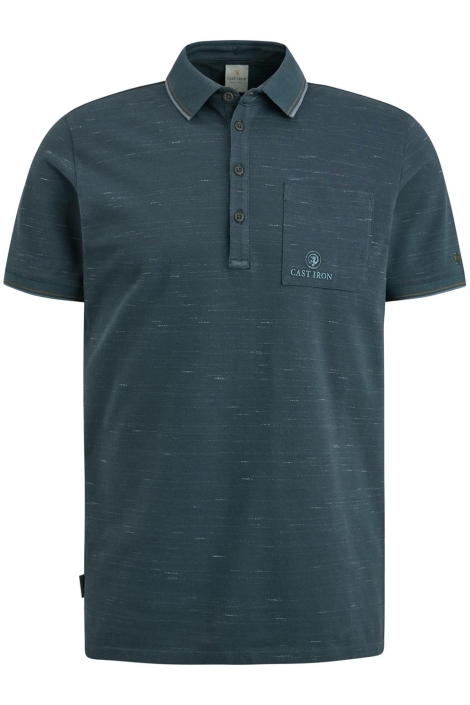 Cast Iron short sleeve polo injected cotton